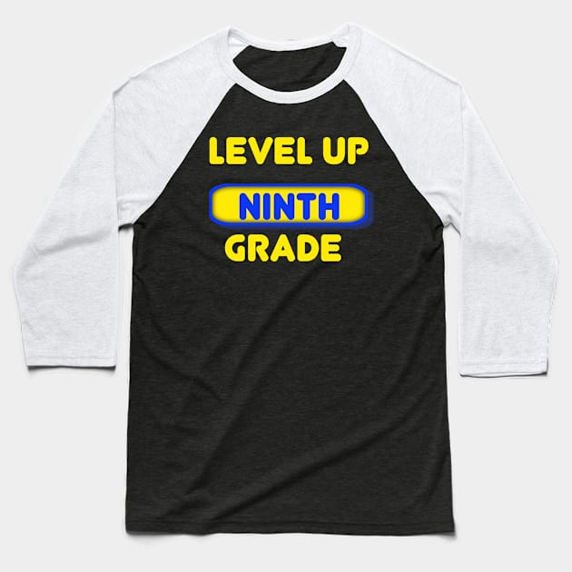 Level Up, Ninth Gra Level Up Baseball T-Shirt by Z And Z